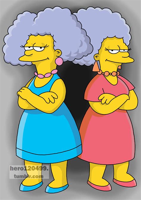 patty and selma simpsons|Patty and Selma .